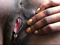 Black, Ebony, Masturbation