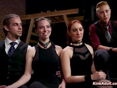 ブロンド, フェティッシュ, グループ, Hd, 淫乱熟女, オージー, パーティ, スインガー