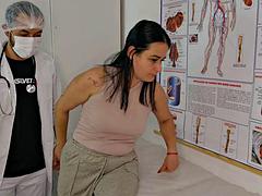 Amateur, Morena, Médico, Examen, Pajear, Hd, Enfermera, Orgasmo