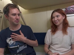 フェラチオ, フェティッシュ, 彼女, 手コキする, 赤毛, ロシア人, ティーン, オッパイの