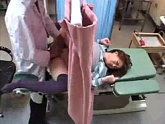 アジア人, 美女, 医者, 婦人科, 日本人, 公共