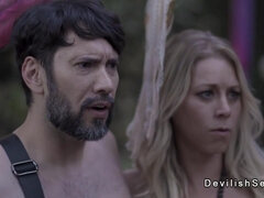 Sucer une bite, Brunette brune, Plantureuse, Queue, Érotique, Hard, Hd, Plan cul à trois