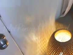 Filipina Stepdaughter Anal Creampie by Stepdad on Couch - Pinay Sex Scandal