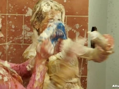 Еда, Атлас, Школьница, Обувь, Влажная