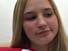 18 year old goes for big black cock