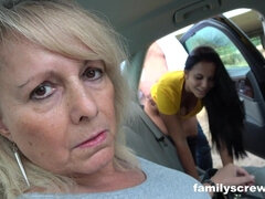 Blowjob, Daughter, Group, Hardcore, Mom, Orgy, Outdoor
