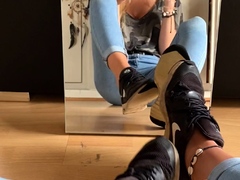 Leie, Blondine, Fußfetisch, Lesbisch
