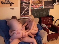 Leie, Grosser arsch, Blondine, Pummelig, Hundestellung, Frau frau mann, Realität, Spanisch