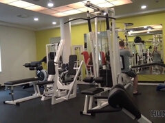 Linda Sweet gets paid to help a lucky 18-year-old get into the gym!