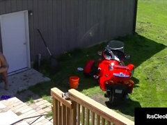 Anaal, Grote mammen, Vies praten, Vrouw, Hd, Buiten, Alleen, Webcamera