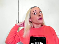 Blonde, Rondelette, Couple, Masturbation