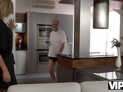 Blond, Pijpbeurt, Daddy, Opa, Hd, Man, Natuurlijk, Natuurlijke tieten