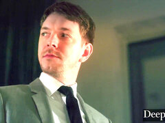 Анальный секс, Минет, Бойфренд, Брюнетки, Сперма на лице, Втроем, Сиськи, Шлюха