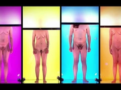 素人, デカ尻, デカパイ, ブロンド, 茶髪の, 裸, 現実, オッパイの