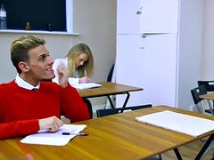 Chris Diamond grabs Nekane Sweets tits while fucking her