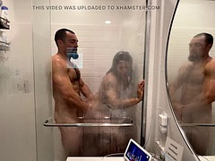 Shower turned perfect morning sex