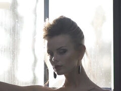 Morena, Loco, Hembra, Sexo duro, Hotel, Desnudo, Público, Ruso