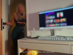 Step Sister Deep Throats Her Step Brothers Huge Cock For The First Time