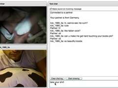 Chatroulette three, Cute Play with German Asian Chick