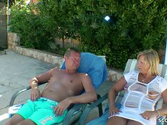 Cornudo, Polla, Grupo, Sexo duro, Hd, Mamá, Al aire libre, Esposa