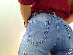 fine Camgirl hot Ass In jeans