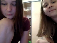 Amateur, Dingue, Mignonne, Chatte, Adolescente, Webcam