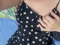 Noir ébène, Masturbation, Chatte, Solo, Mouillée