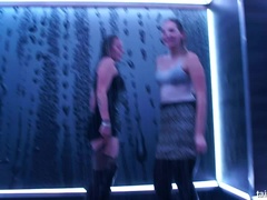 Showing Off In The Showers!