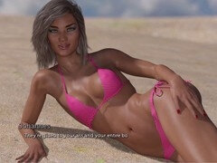 3 dimensionaal, Strand, Brits, Stel