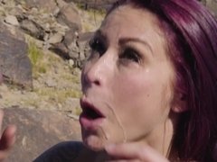 Sex way out in the desert with a slutty pornstar