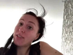 Stepmom Gets Excited and Starts Touching Herself in the Morning - Anal, DP, and Shaved Pussy Fun
