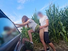 Public, sommer, amazing sex