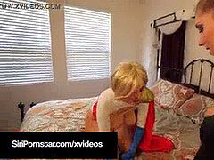 Éjaculation interne, Poilue, Latex, Naturelle, Collant, Chatte, Rousse roux, Strapon