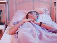 Asiatique, Grosse bite, Gros seins, Tir de sperme, Médecin, Seins naturels, Chevaucher, Épouse