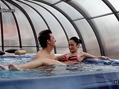 フェラチオ, 茶髪の, 爸, 指いじり, Hd, オマンコ, 剃毛, ティーン