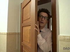 フェラチオ, 捕まる, ヨーロピアン, 彼女, オマンコ, 剃毛, 息子, ティーン