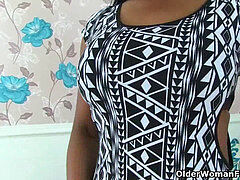 Británico, Madura, Madres para coger, Nylon, Pantaletas