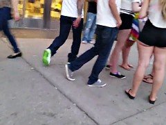 Amateur, Ass, Blonde, Outdoor, Public, Voyeur