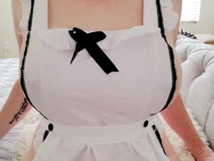 No Face Girl - Joi From The Hotel Room Service Maid After She Walks In On You Jerking Off!