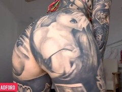 Slutty milf Melody Radford twerks in a micro bikini and shows off Easter Bunny underwear in her haul