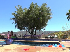 I Know That Girl - Blond Hair Babe's Outdoor Lovemaking At The BBQ 1 - Blake Eden