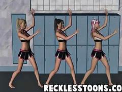 Pom pom girl, Jeux, Hard, Lesbienne