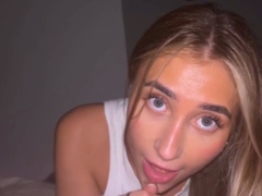 Amateur, Rubia, Mamada, Estilo perrito, Pov