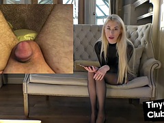 SPH disdaining domina laughs on losers with small cocks