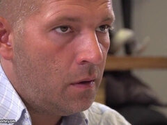 Gros seins, Sucer une bite, Brunette brune, Lingerie, Rugueux, Fils, Jarretelles, Suçant