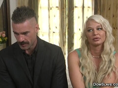 お尻, 緊縛, ブロンド, ボンデージ, フェティッシュ, ハードコア, 奴隷, スパンキング