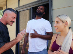 Black, Blonde, Brunette, Cheating, Couple, Hairy, Husband, Pussy