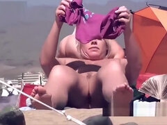 Blonde Hot Trimmed Pussy Nudist Beach Milfs