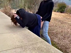 Amateur, Asiático, Chica, Corrida, Japonés, Al aire libre, Puta, Adolescente