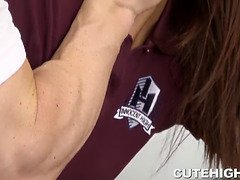 美人, 茶髪の, バック, 小柄, シャワー, ガリガリ, 息子, ティーン
